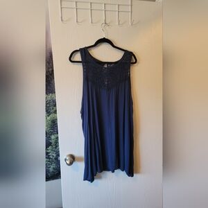 Torrid blue sleeveless top